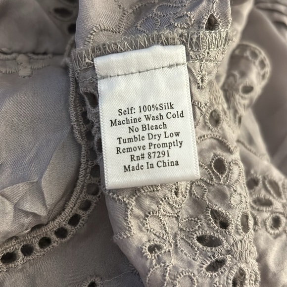 JOHNNY WAS Tunic Dress S/M 100%Silk - Picture 9 of 9